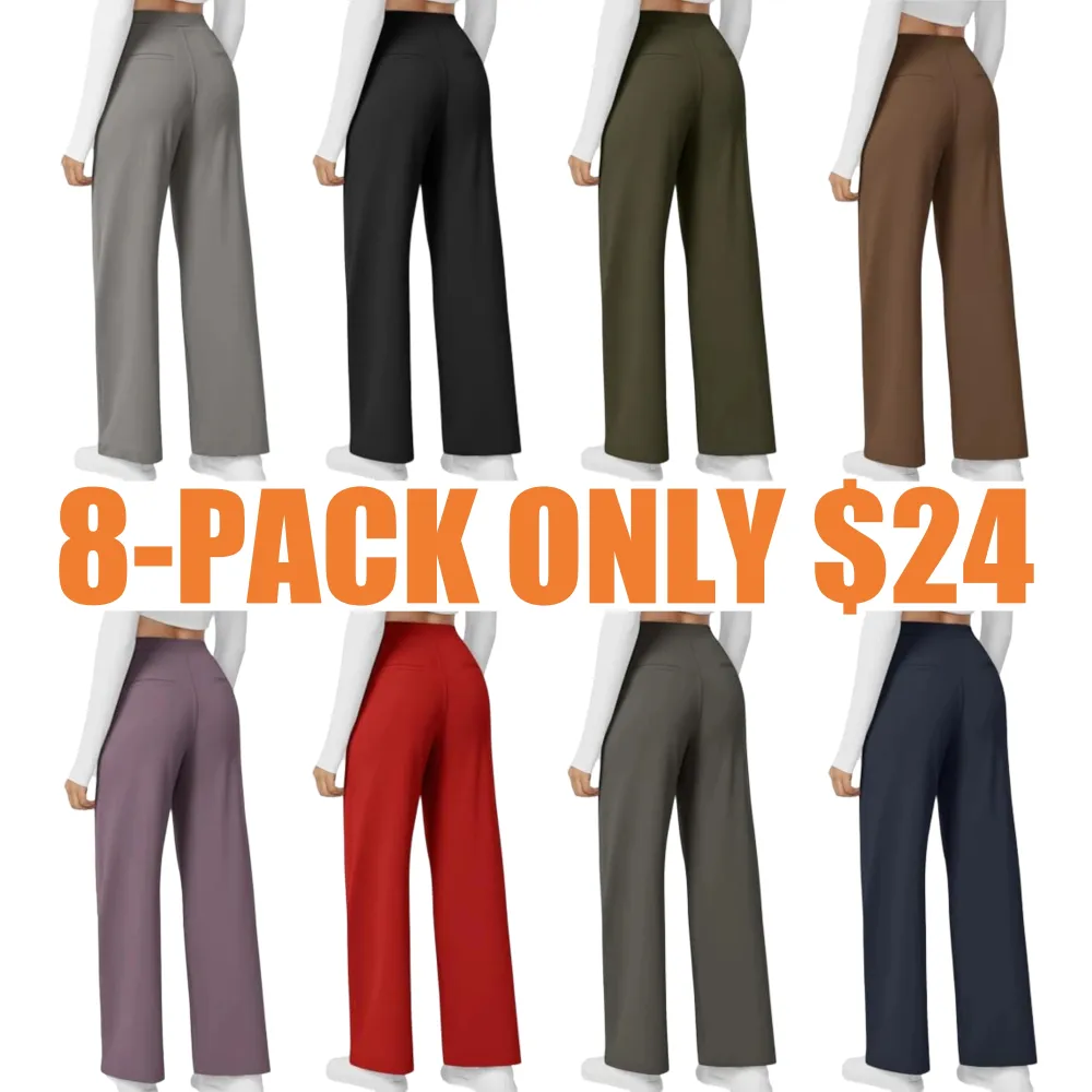 Women's Side Pocket Straight Leg Pants