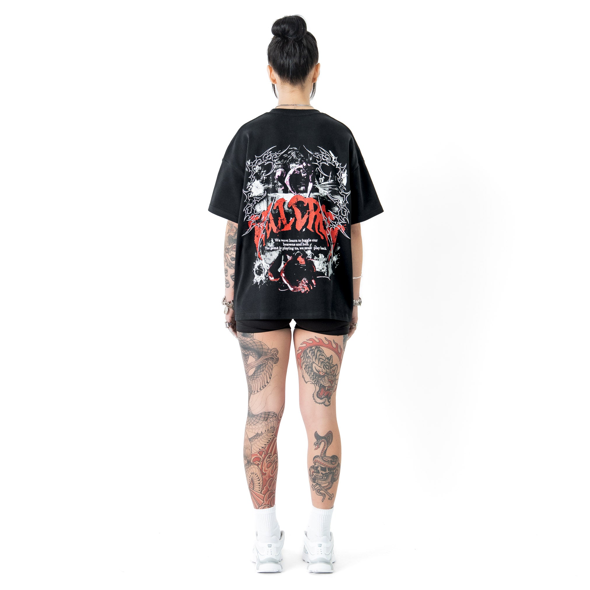 RELAXED FIT NATURAL COTTON DUALITY T-SHIRT