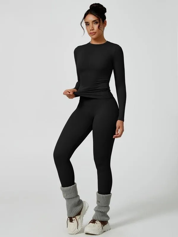 Women's Patchwork Yoga Sets, High Elastic Slim-Fit