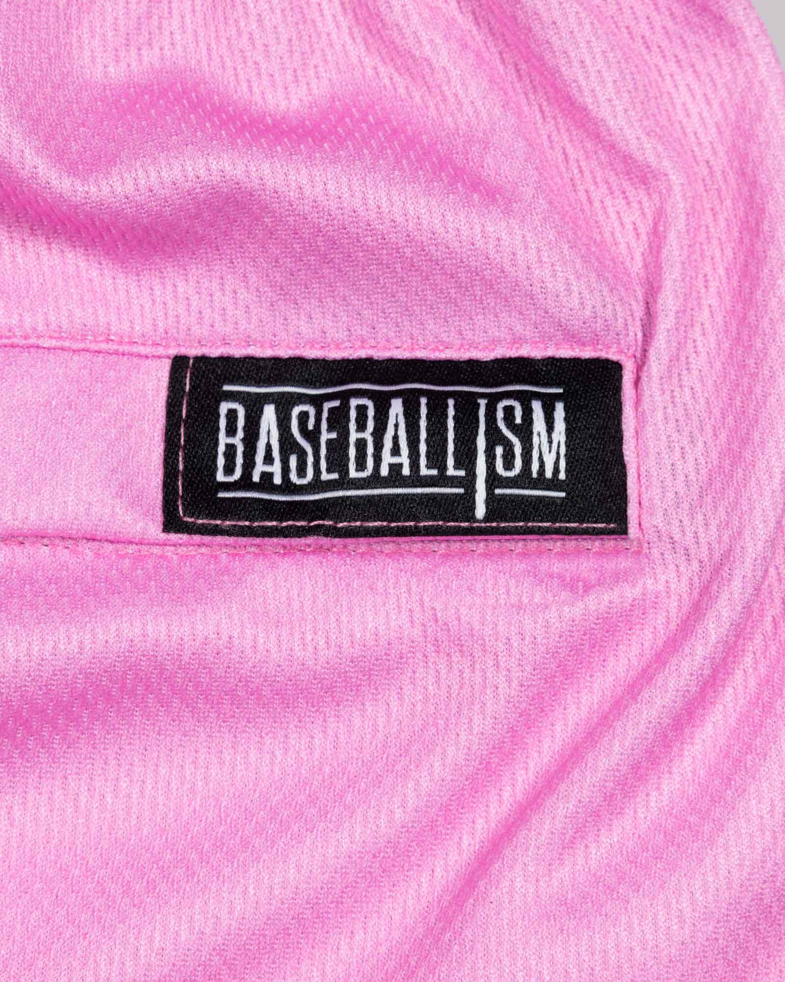 Keep It Fun Diamond Air Youth Mesh Shorts (Pink) - Baseballism x Austin Schultz