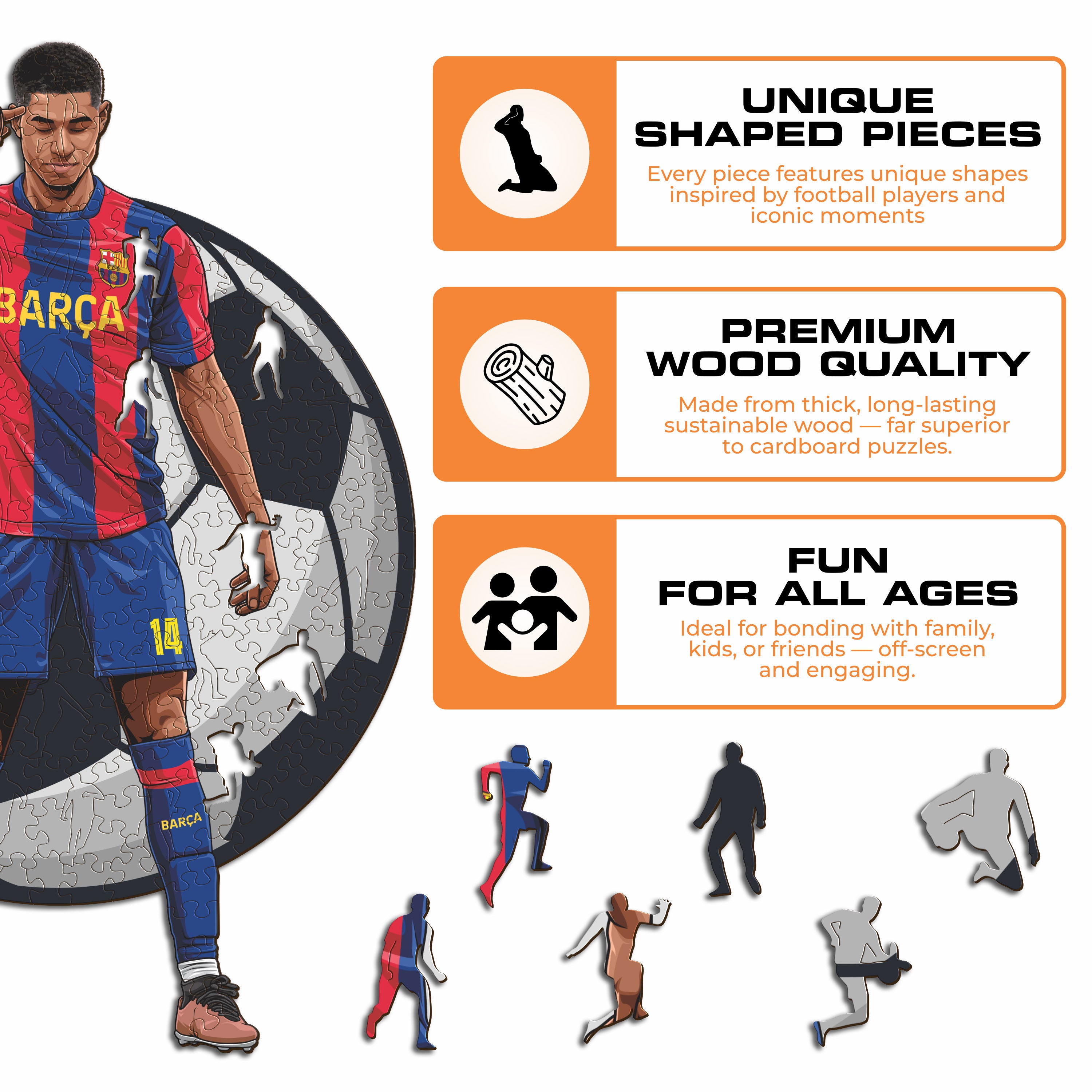 Marcus Rashford - Wooden Puzzle