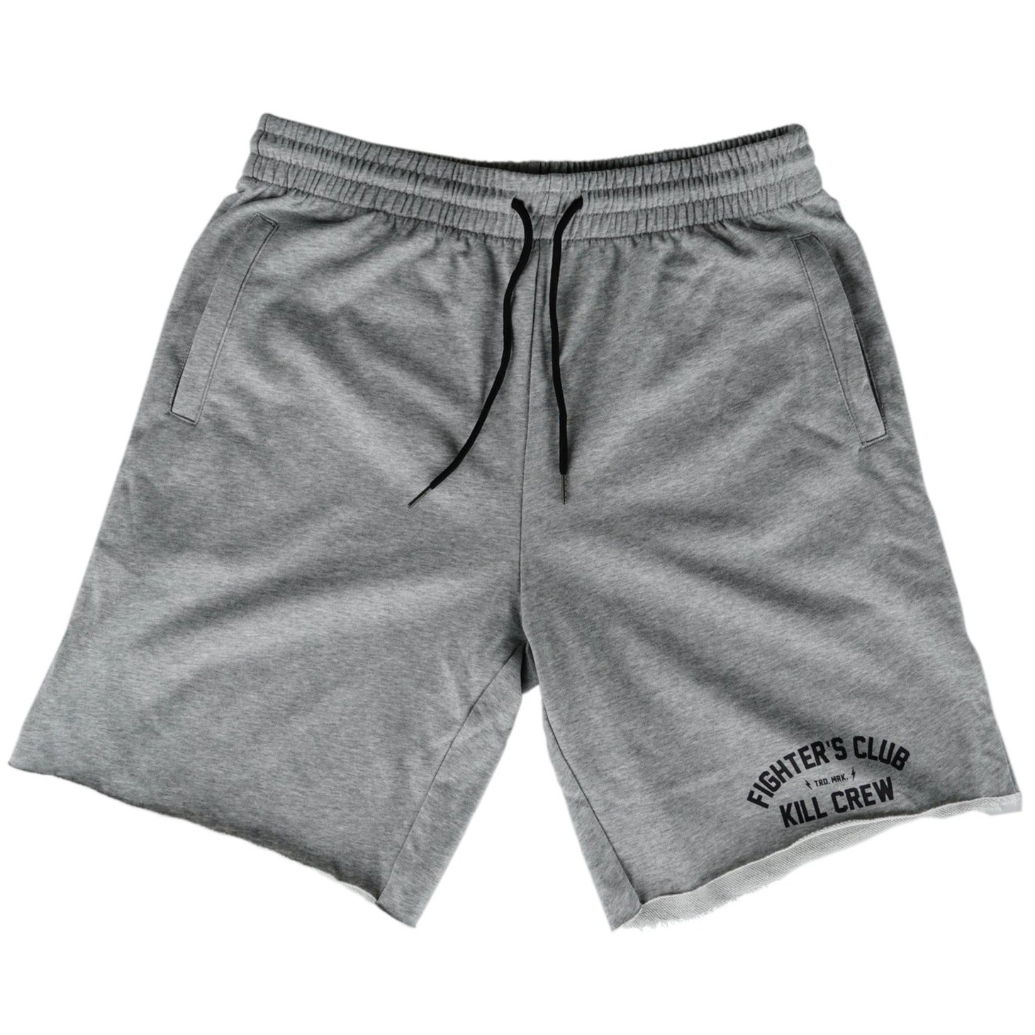 RELAXED CUT SHORTS FIGHTER'S CLUB - GREY