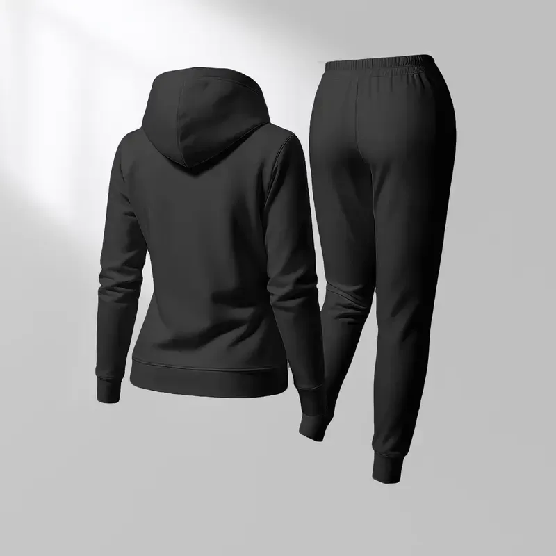 Women's Milan city print hoodie and drawstring track pants set