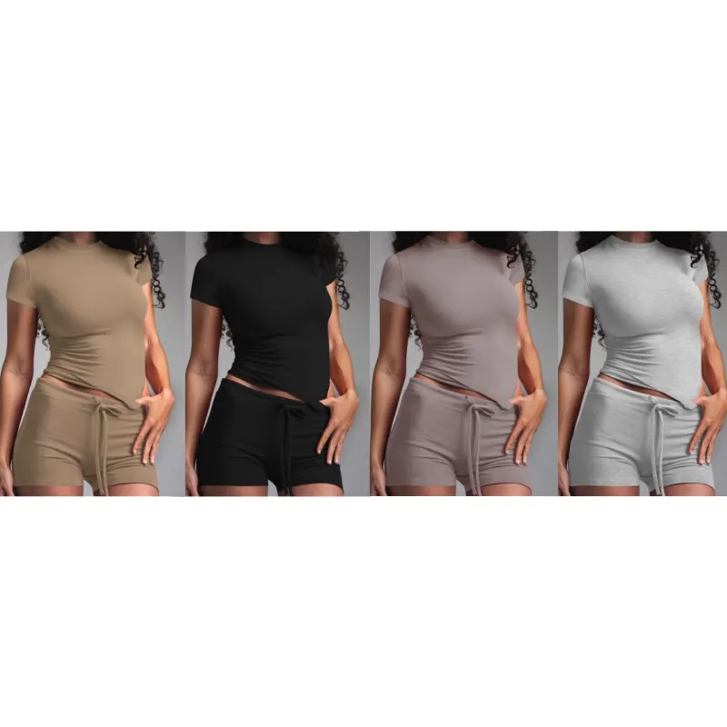 Women's Solid Color Modal Loungewear Two-piece Set