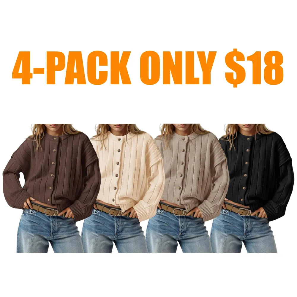 Womens Open Front Cardigan Sweaters