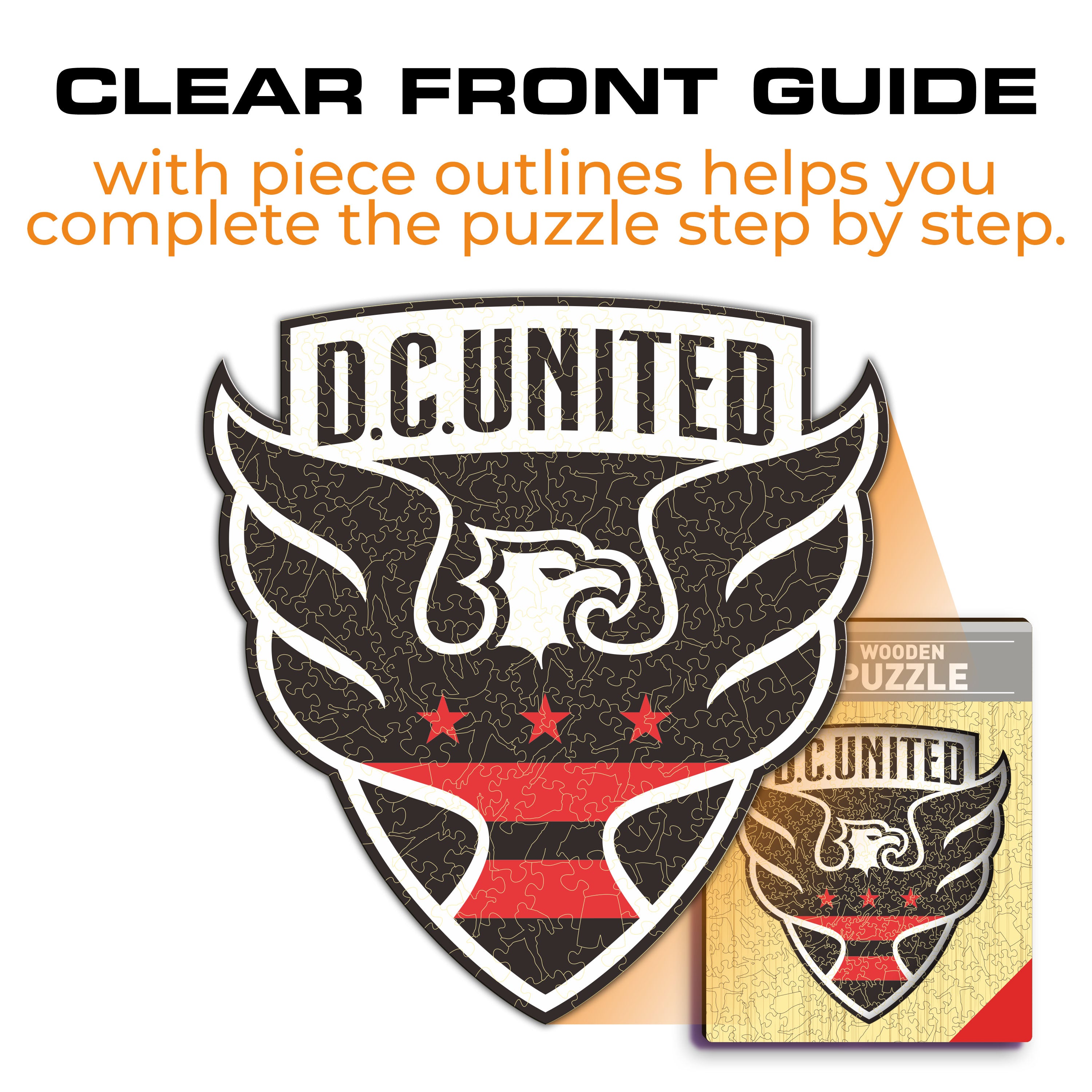 DC United® Logo - Wooden Puzzle