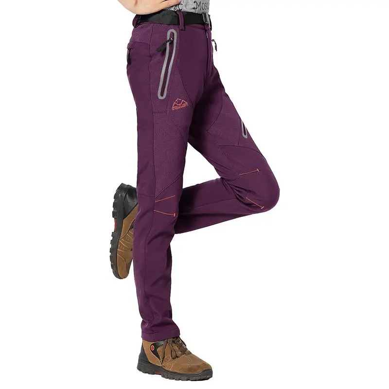 Women's Snow Pants Waterproof Insulated Fleece Thermal Ski Hiking Snowboard Pants