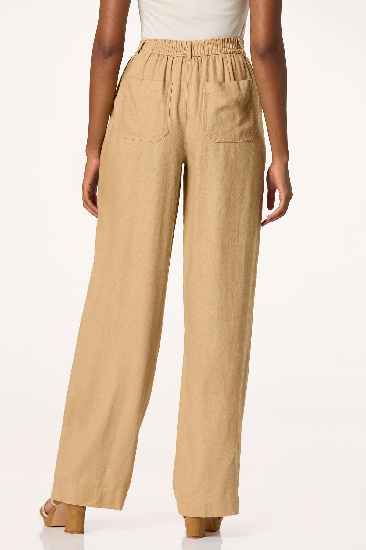Patch Pocket Linen Pants