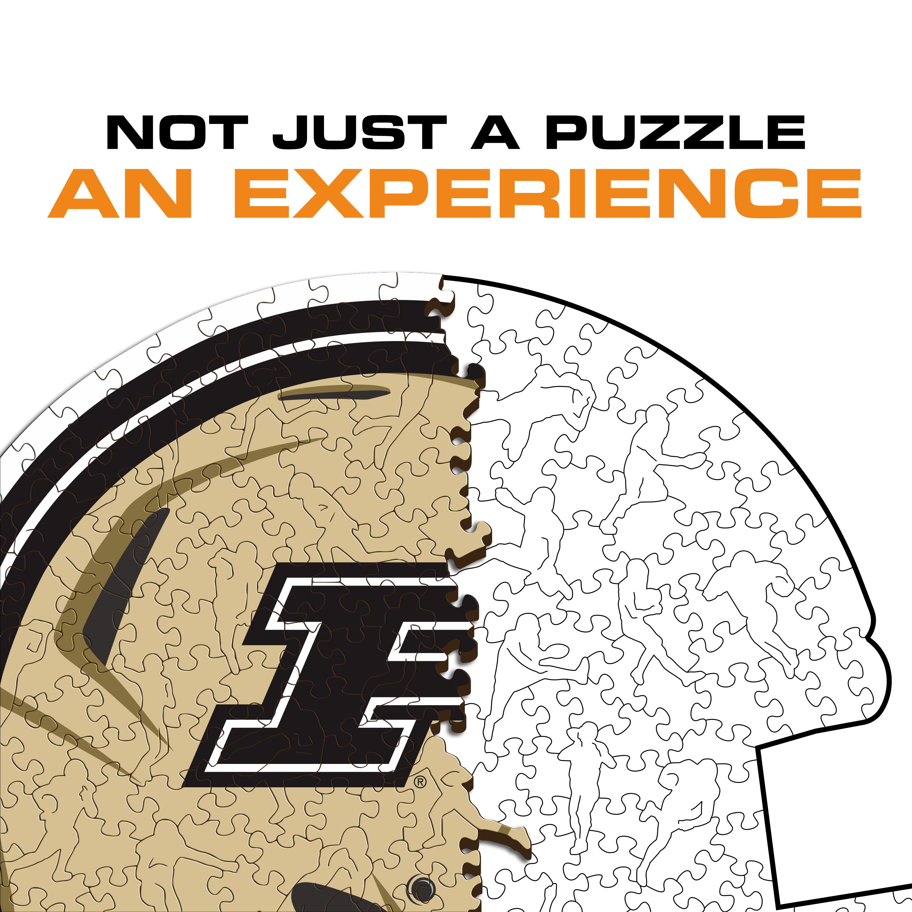 Purdue University Helmet - Wooden Puzzle