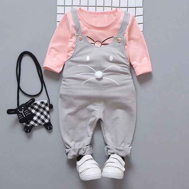 Casual Newborn Baby Girls Clothes Sets