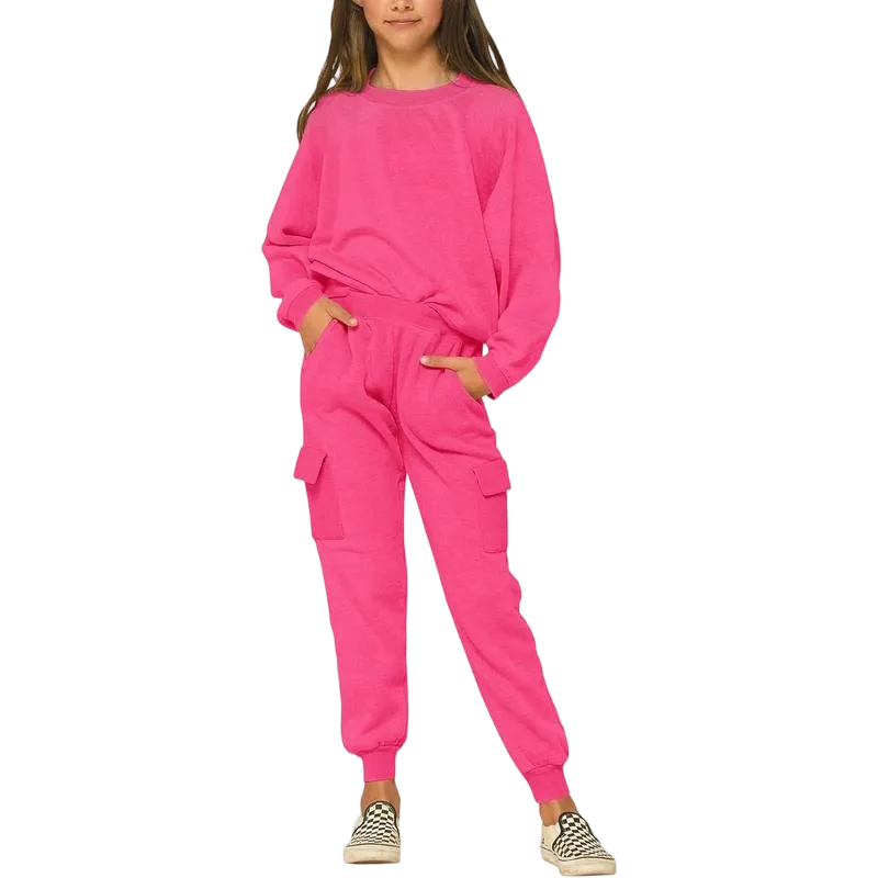 Kids Girls Sweatsuit Lounge sets