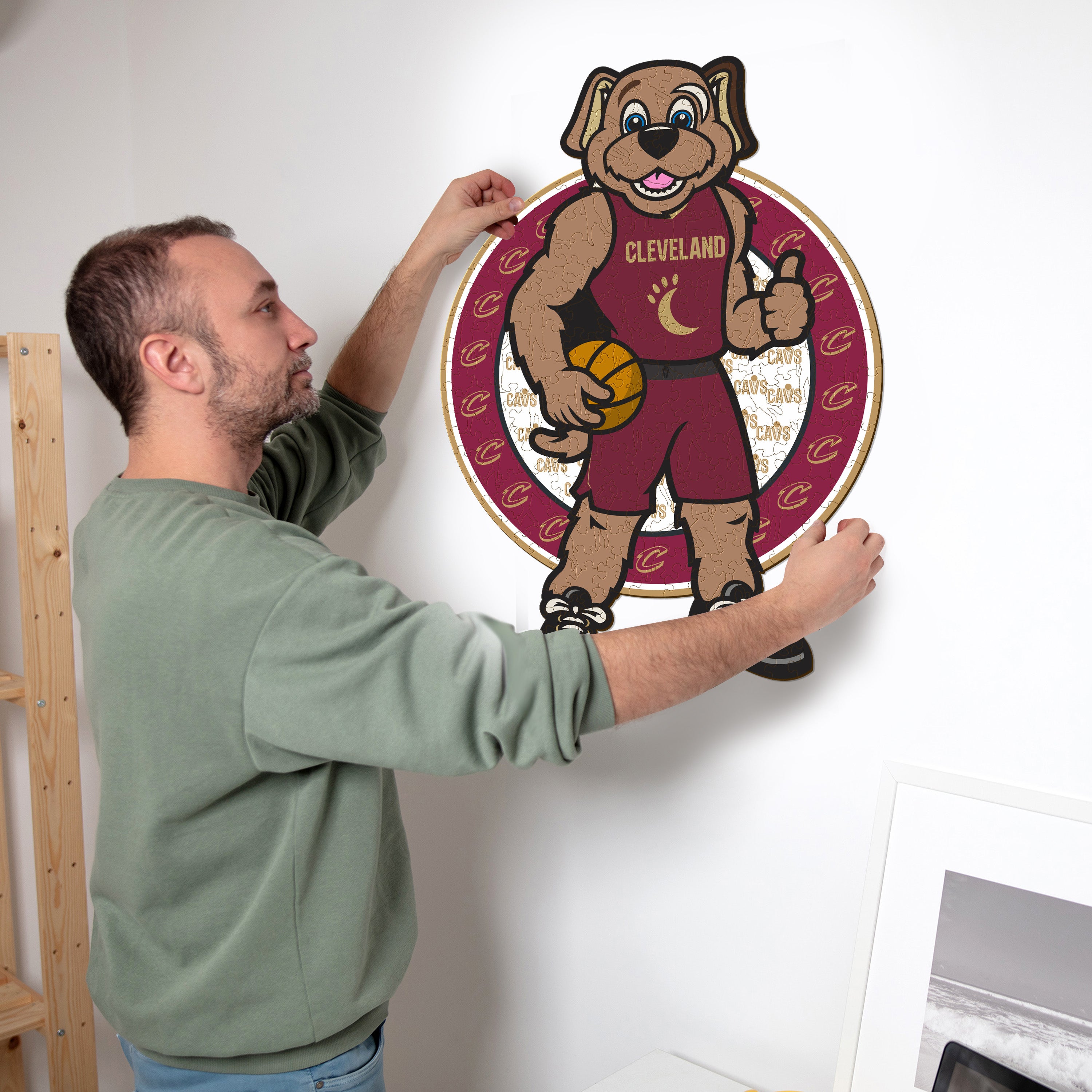 Cleveland Cavaliers™ Mascot - Wooden Puzzle
