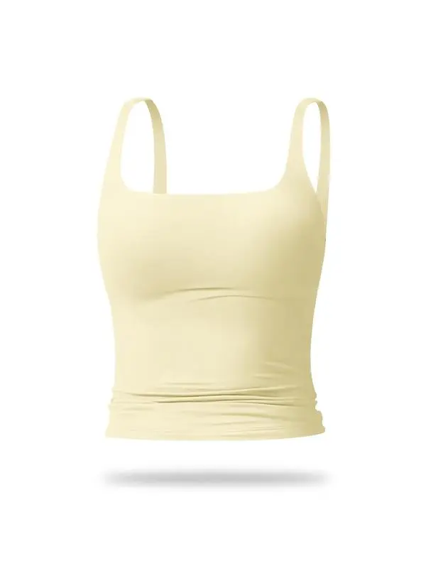 Women's Solid Color Sports Tank Top