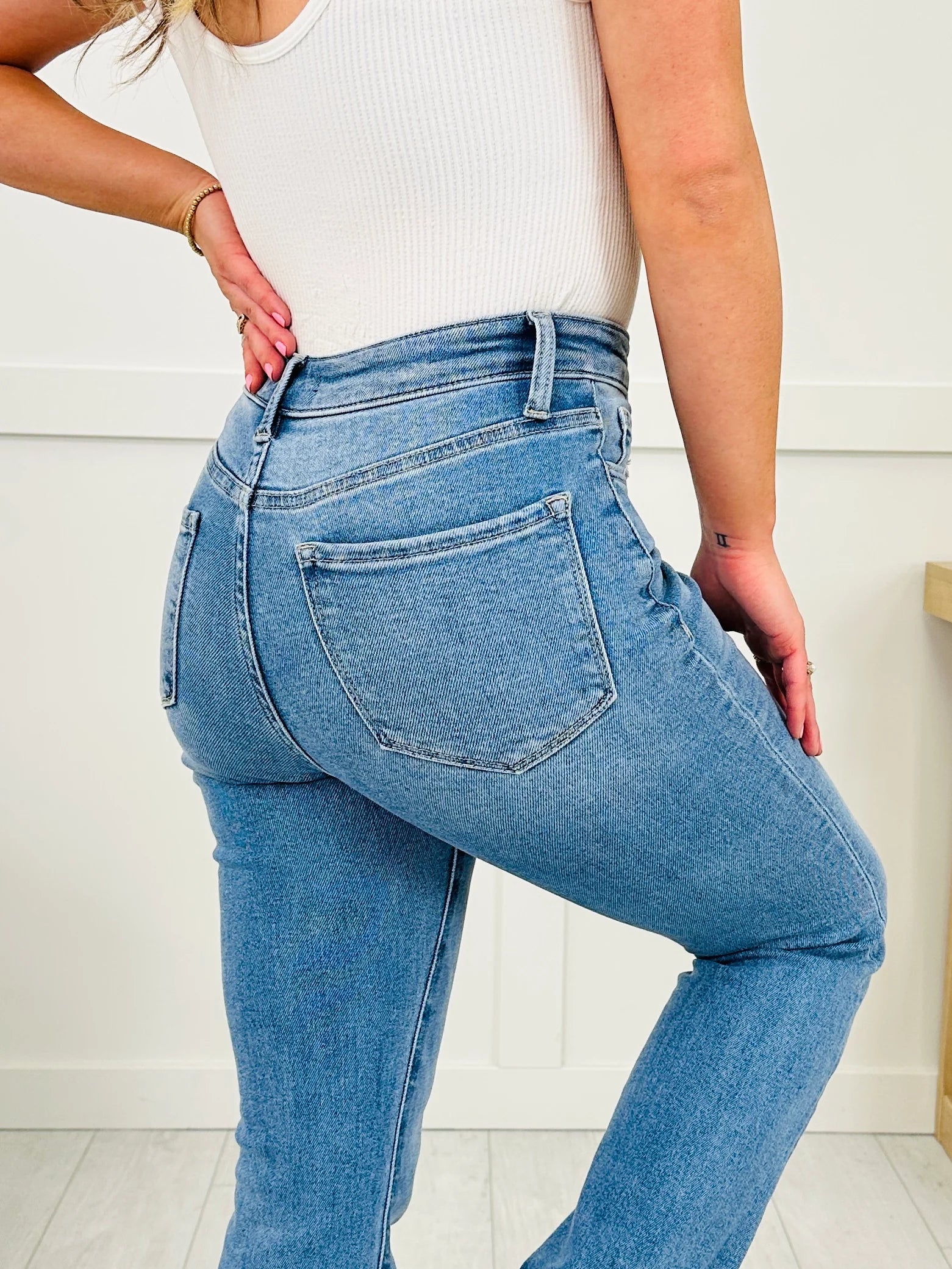 Long and Lean MOCO Exclusive Tummy Control Flare Jeans