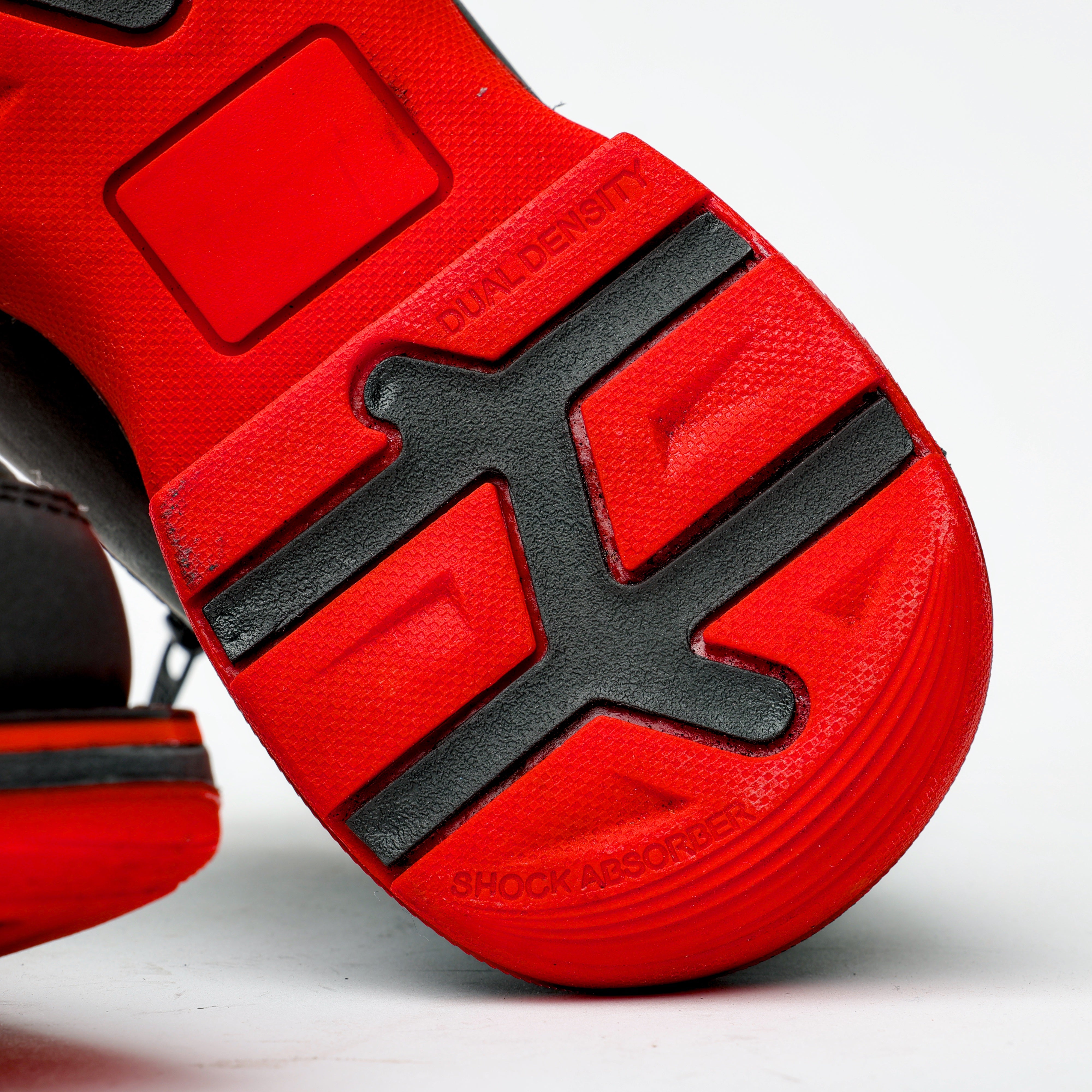 Black Basketweave Leather Botin With 3D Lightweight Soles - Square Toe