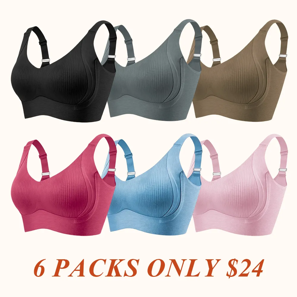Women's Solid Color Wireless Bra