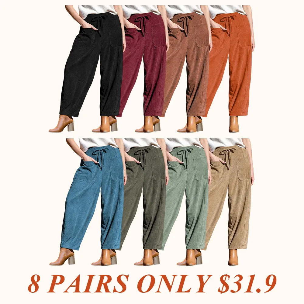 Women’s Corduroy Wide Leg Pants