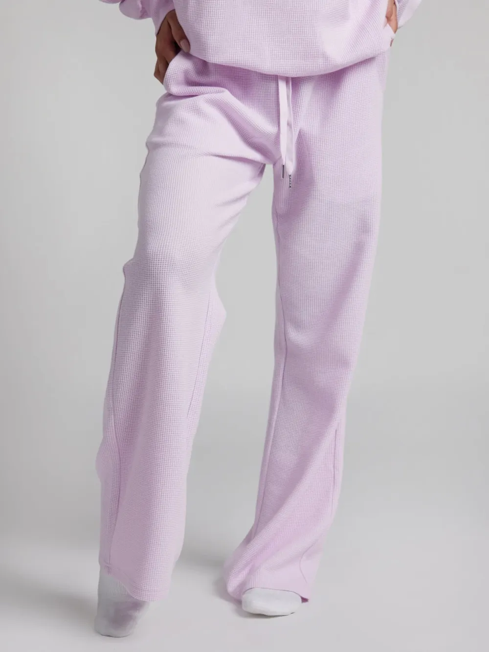 Waffle Lounge Long Sleeve Lounge Set