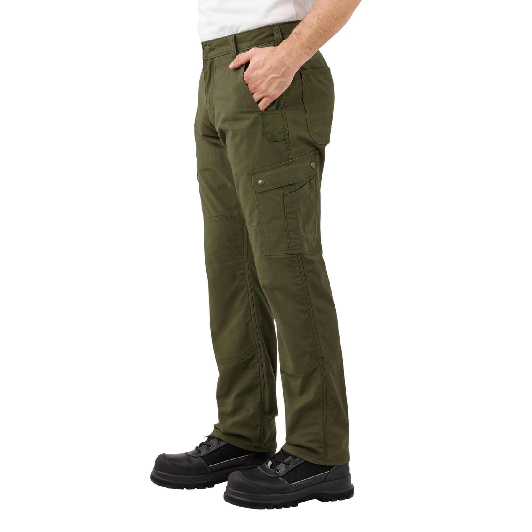 CHT Fleece-Lined Relaxed Fit Ripstop Cargo Work Trousers 105491
