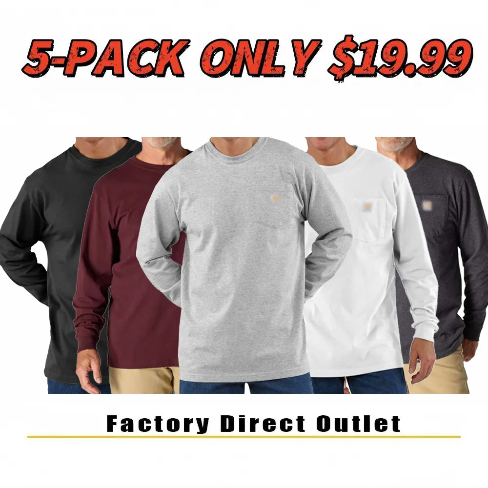 🔥Last Day Promotion!CHT Men's K87 Workwear Loose Fit Heavyweight Short-Sleeve Pocket T-Shirt (Also Available in Big & Tall)