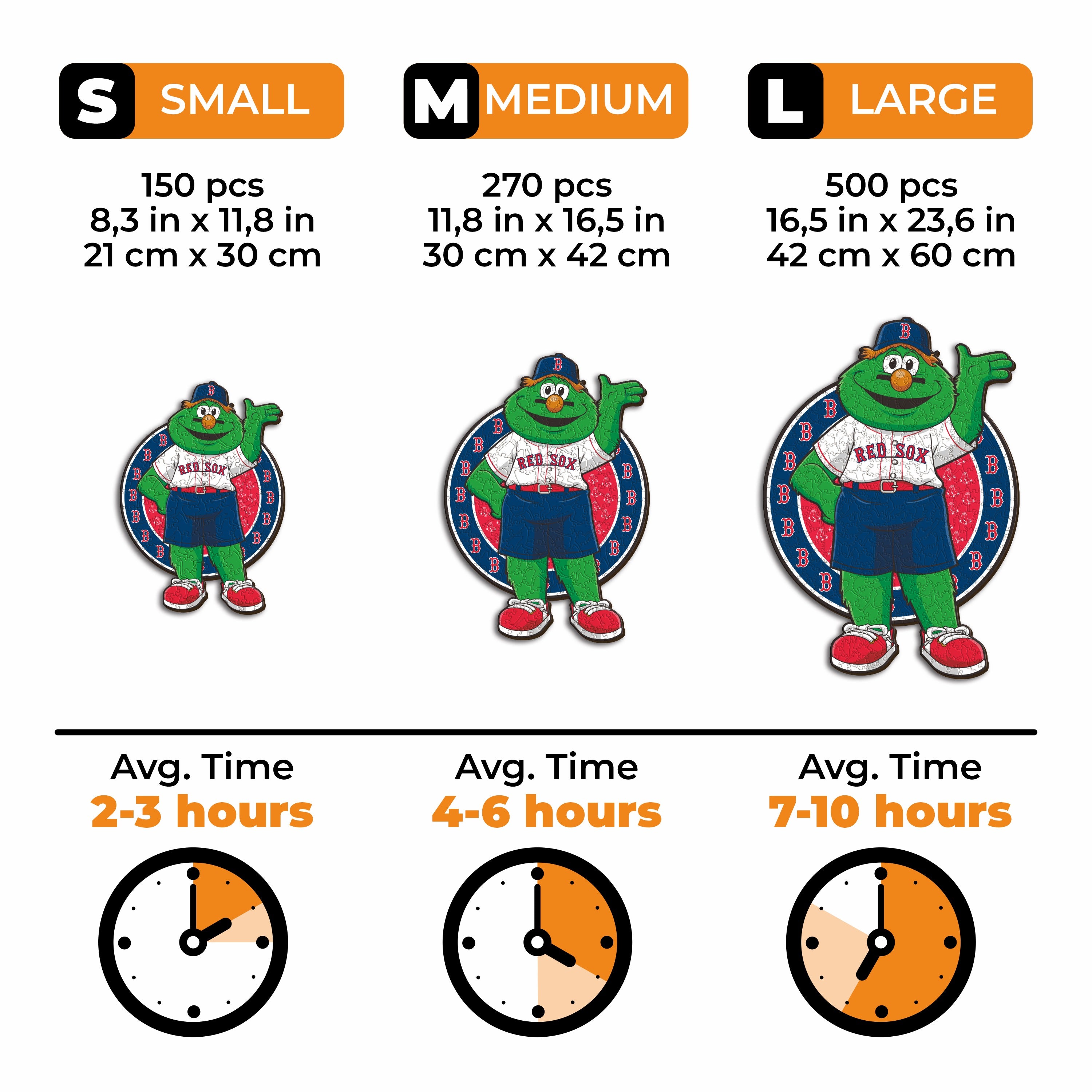 Boston Red Sox™ Mascot - Wooden Puzzle