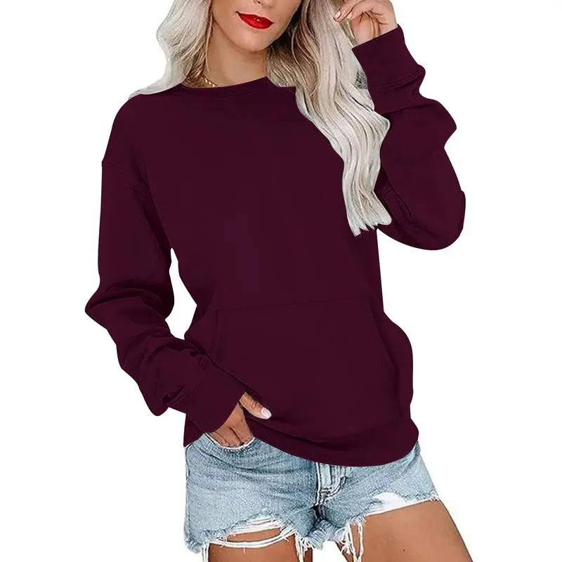 🔥LAST DAY 70% OFF✨Women’s Oversized Crewneck Fleece Sweatshirt