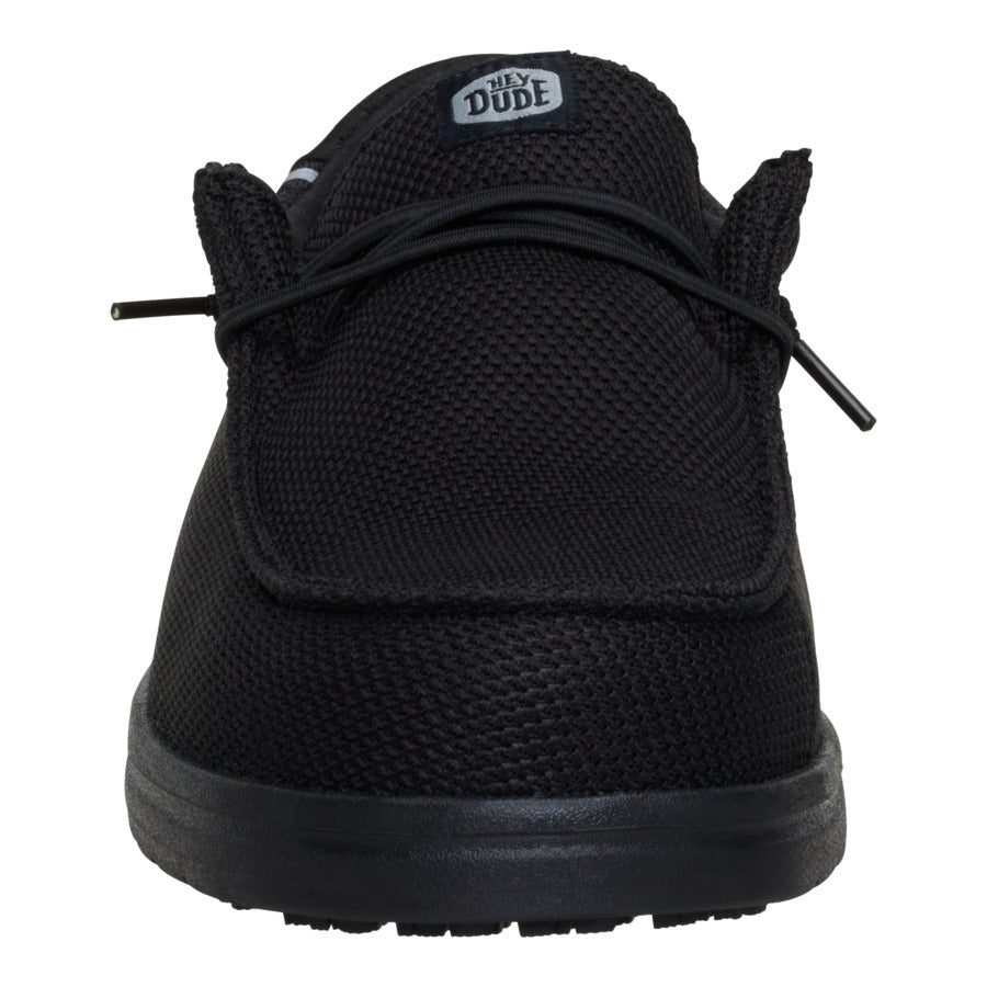 Wally Work Comp Toe Wide - Black/Black