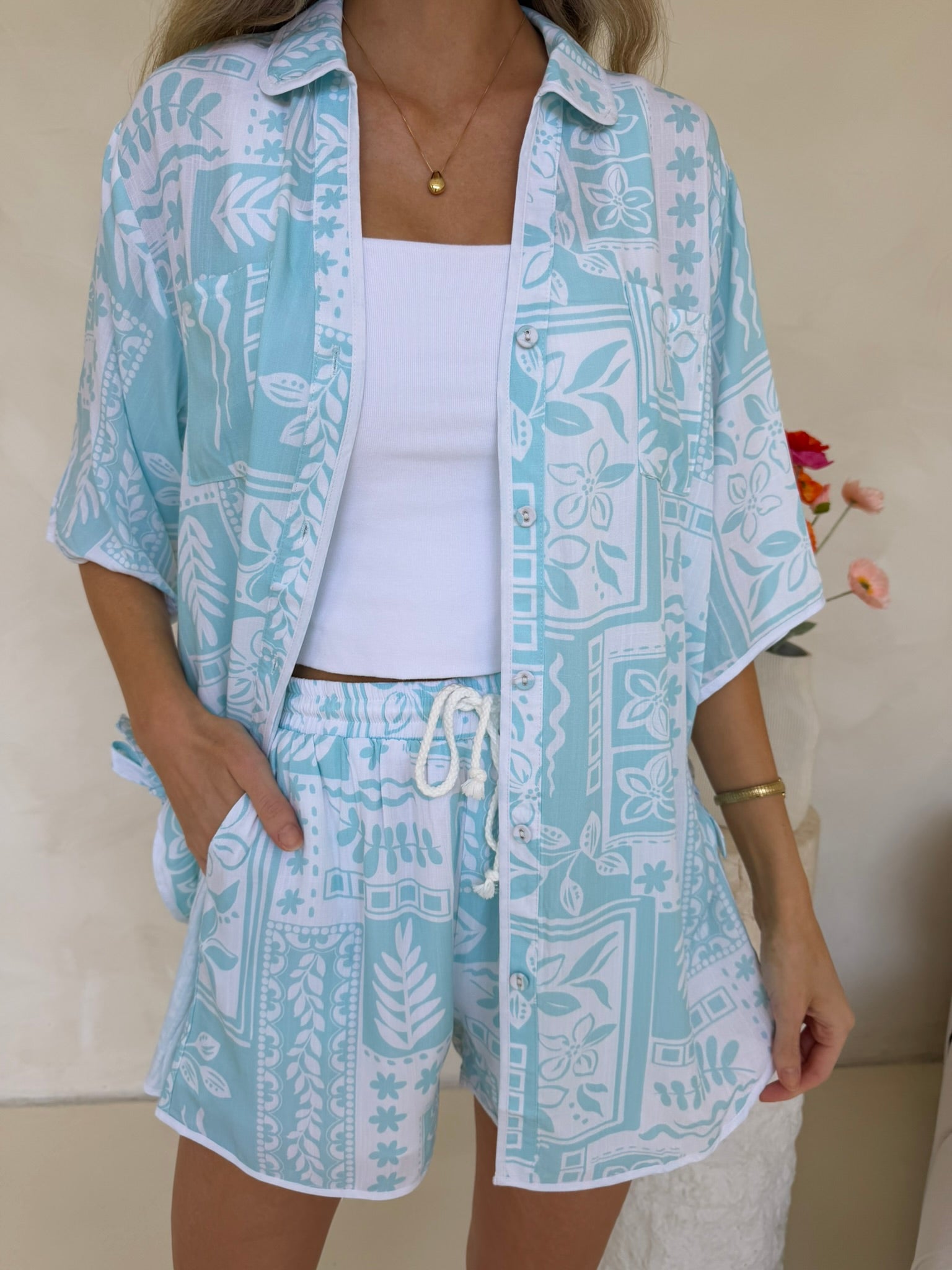 Aria Set - Coastal Club Print