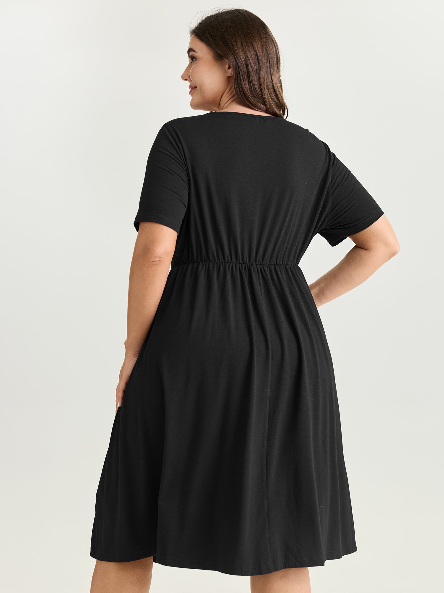 Supersoft Hollow-Out Midi Dress