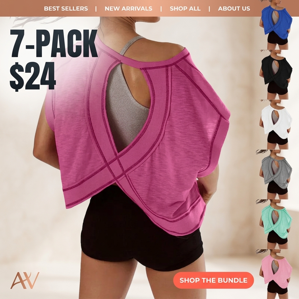 Women's Open Back Tops Y2K Short / Long Sleeve Workout Shirts Casual Yoga Athletic Gym Slouchy Crop Running Tees