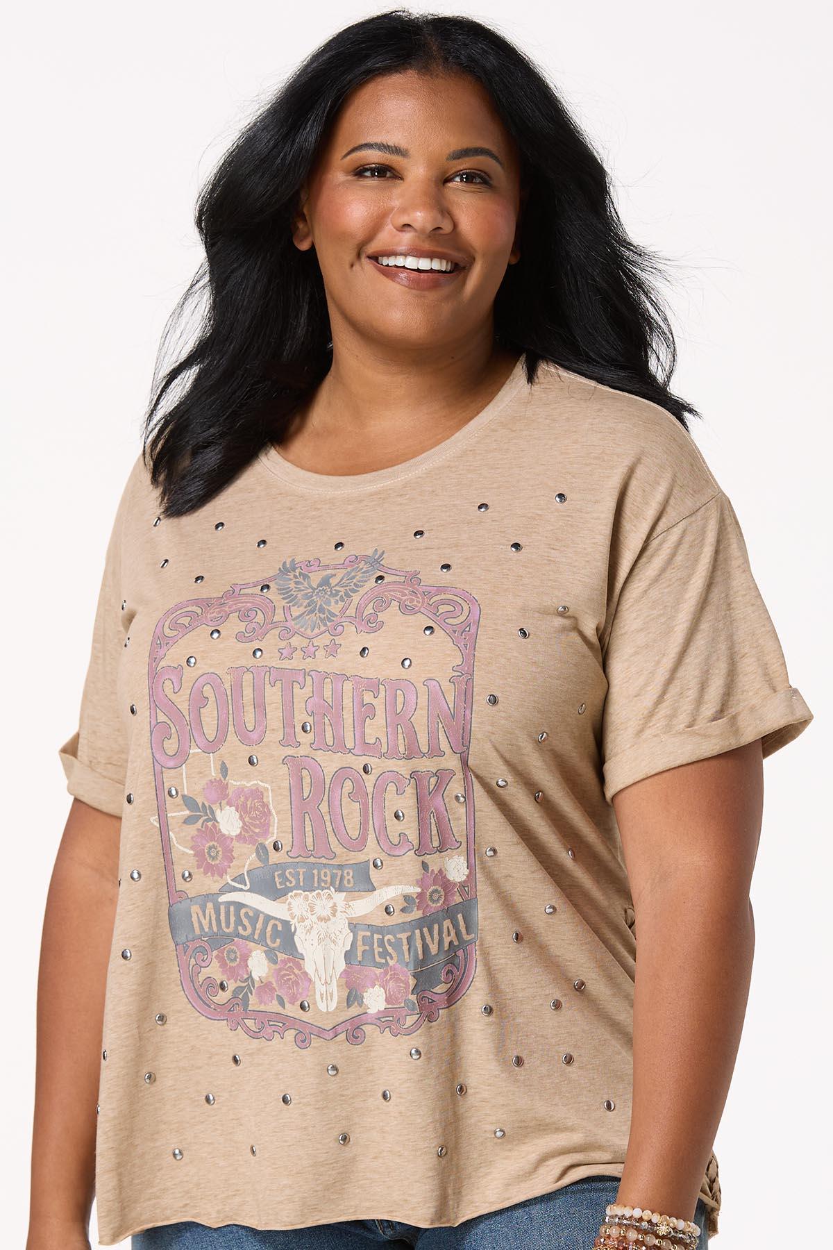 Plus Size Southern Rock Music Festival Tee