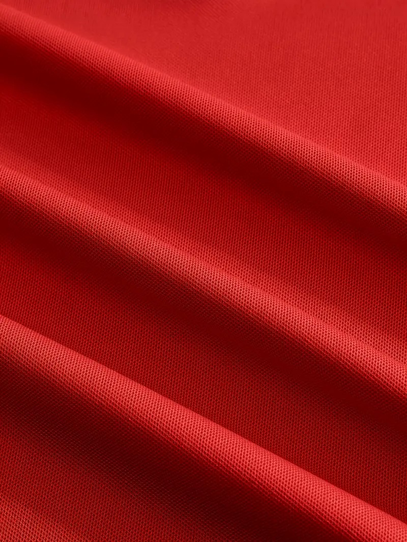 Men's Fitted Polo Shirt Set – Breathable Golf & Casual Wear with Contrast Collar