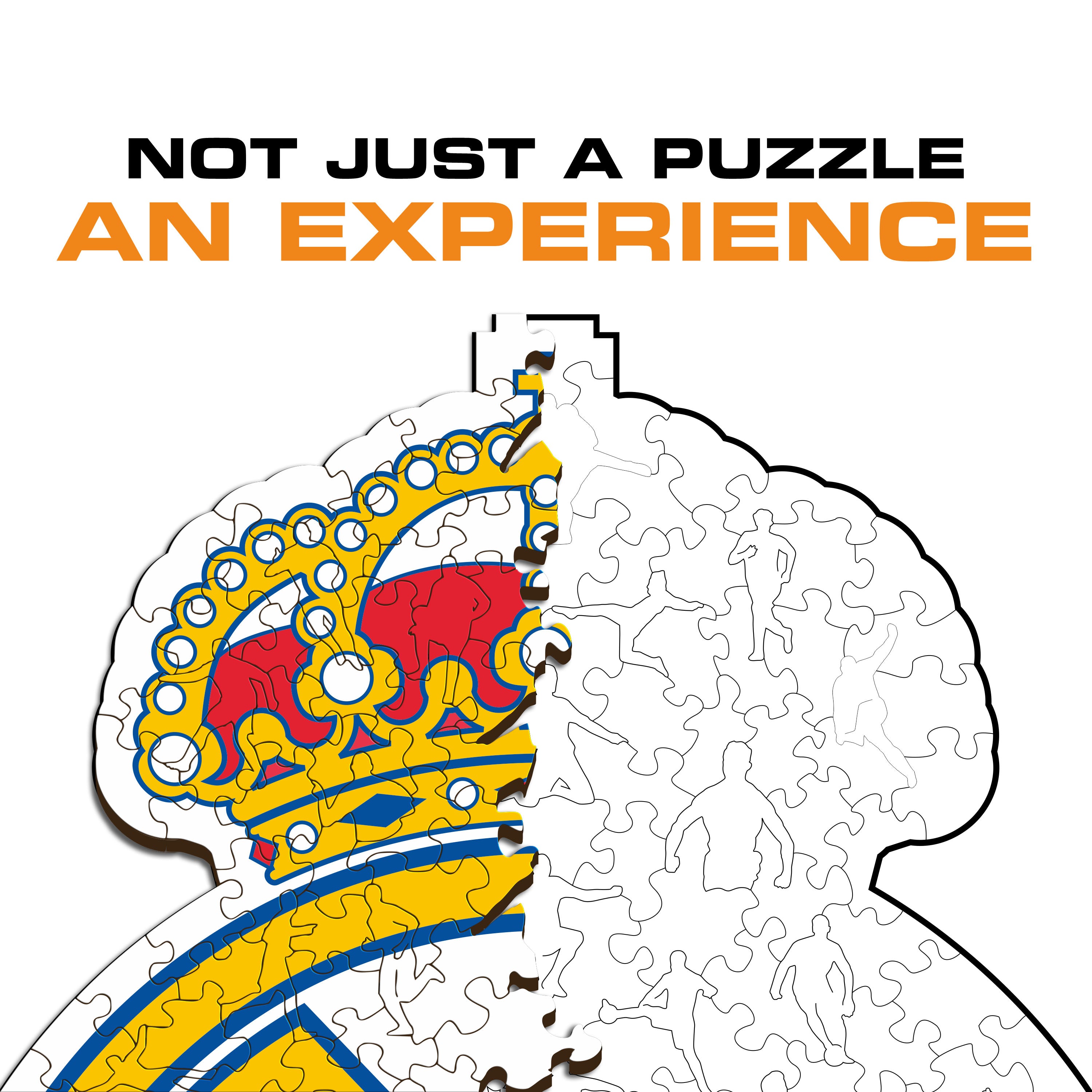 Real Madrid CF® Logo - Wooden Puzzle
