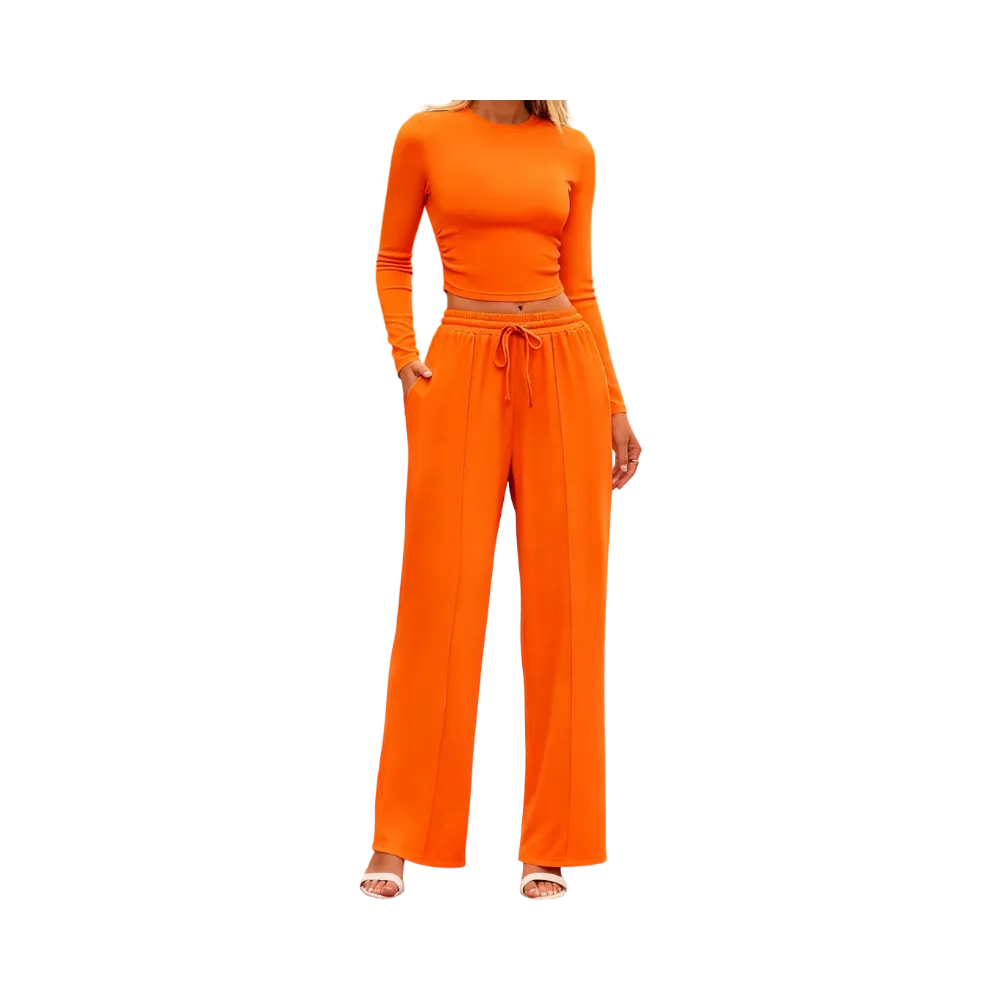 Women's 2-Piece Ribbed Knit Set