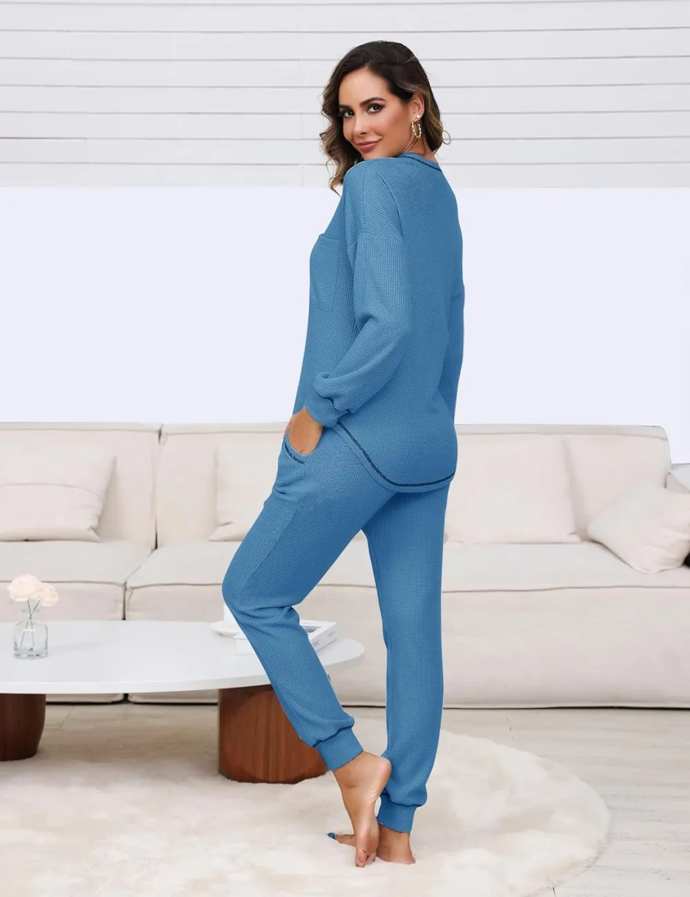 Womens Two Piece Outfits Lounge Sets