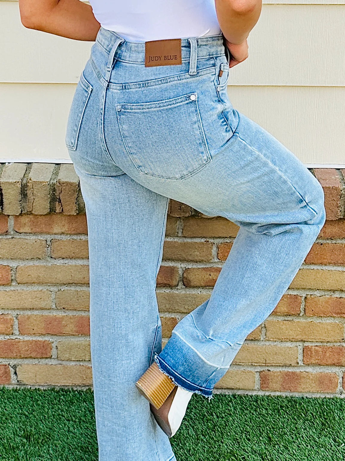 Judy Blue Release Your Inhibitions Wide Leg Jeans