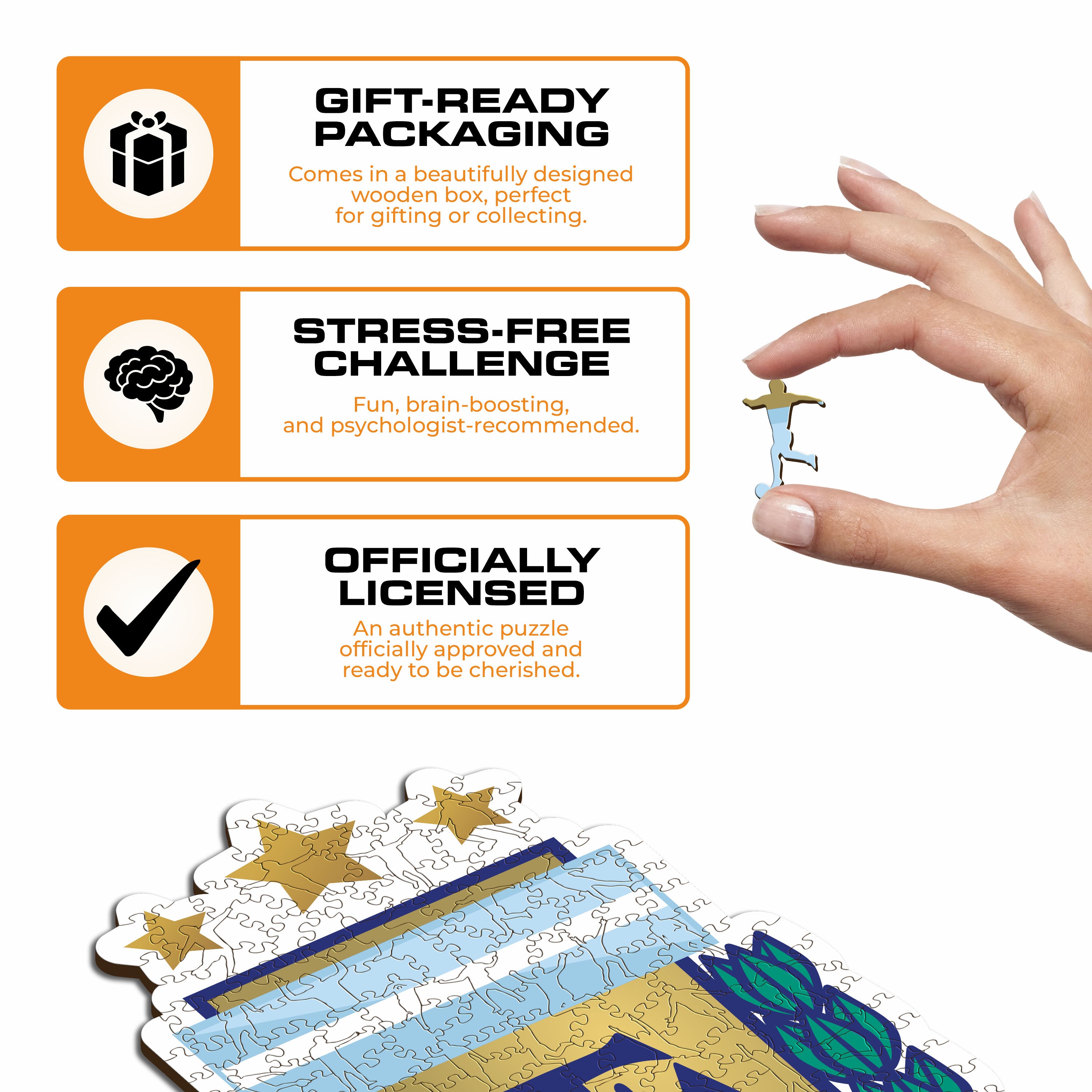 Argentina® Logo - Wooden Puzzle