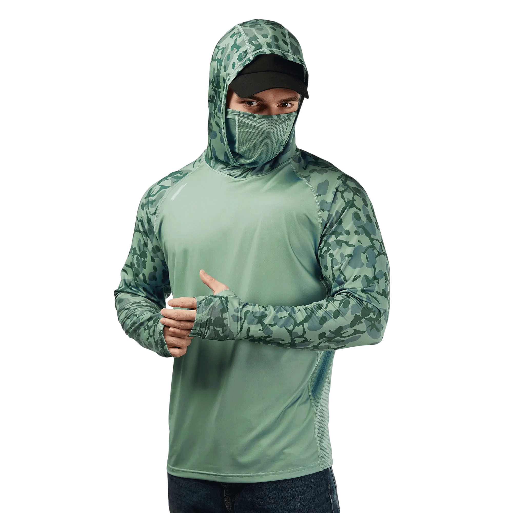 ☀️Men’s UPF 100 Sun Protection Hoodie with UV Detection