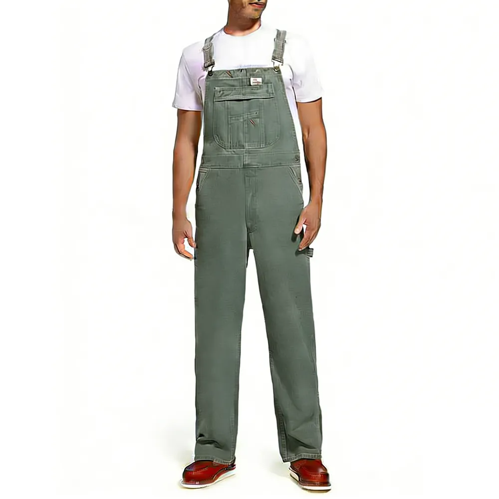 Mens Work Denim Bib Overalls