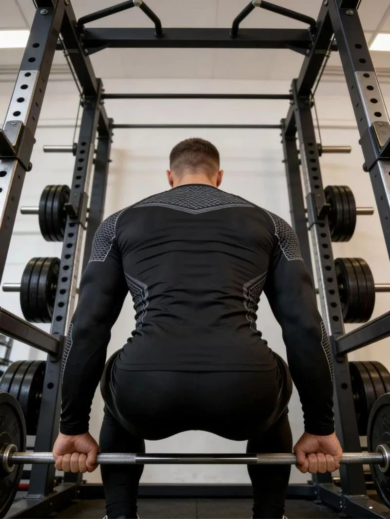 Men's Batman Sports Long Sleeve High Stretch Quick-Dry Fitness Tight Fit Running Ironing Essential