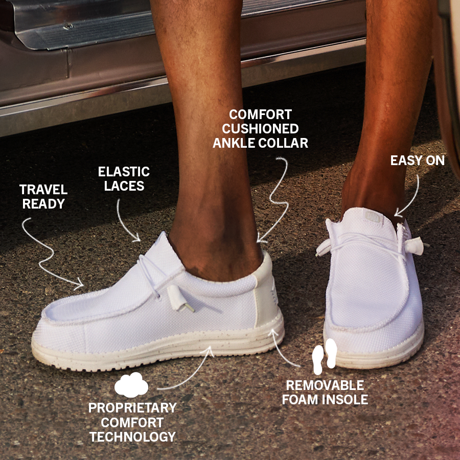 Wally Stretch Sox - Storm White