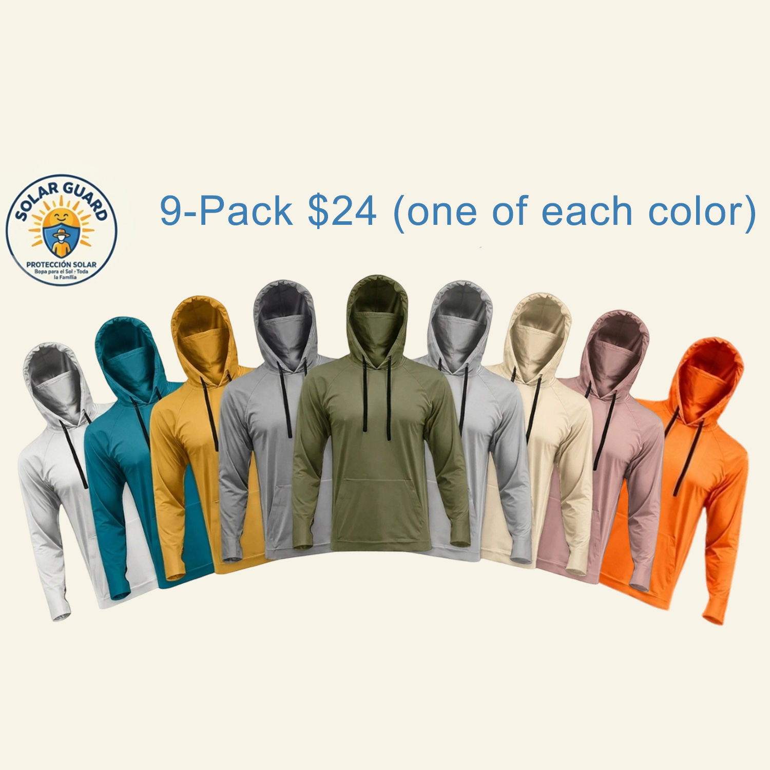 🔥Men's UPF 50+ Hooded Sun Protection Fishing Shirt