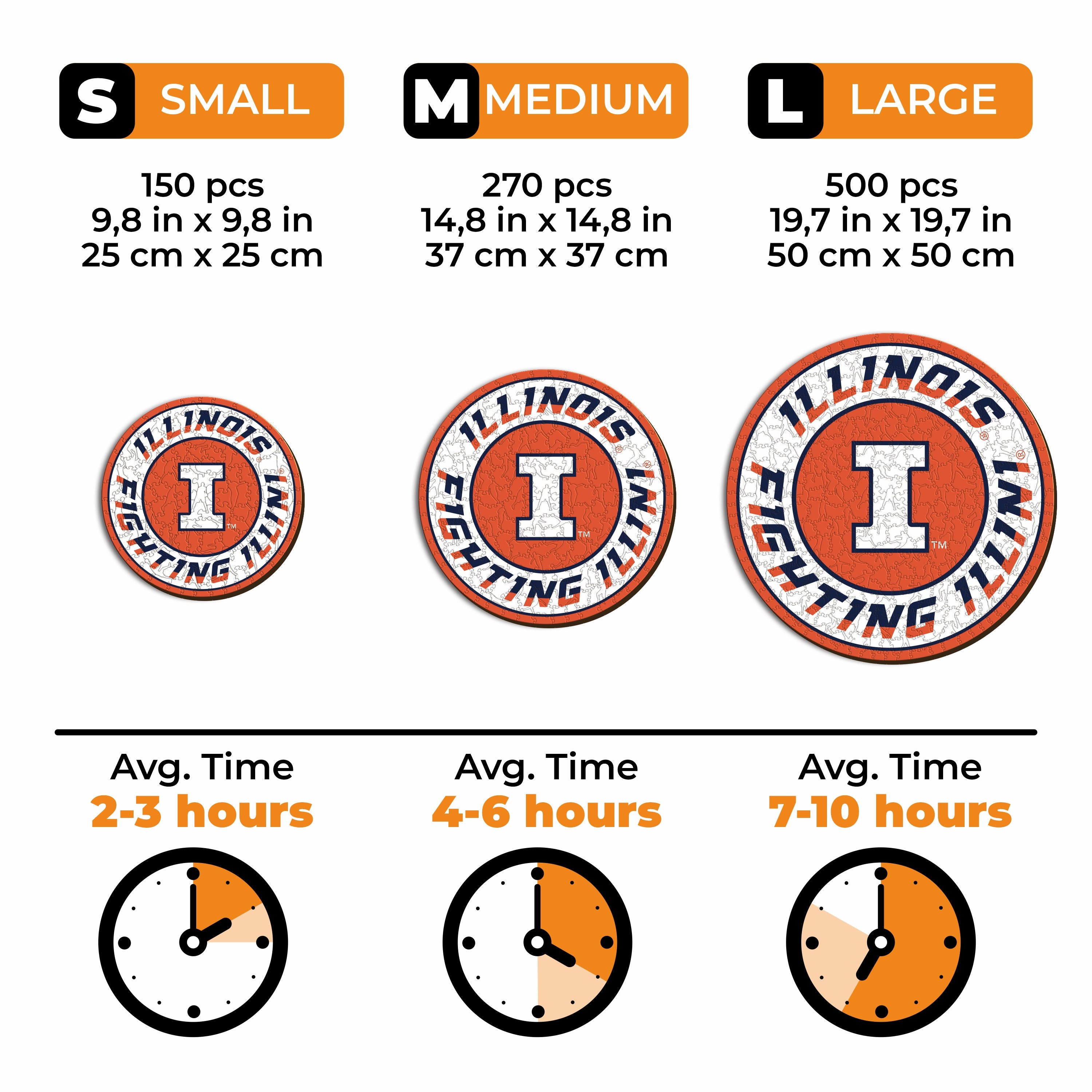 University of Illinois - Wooden Puzzle