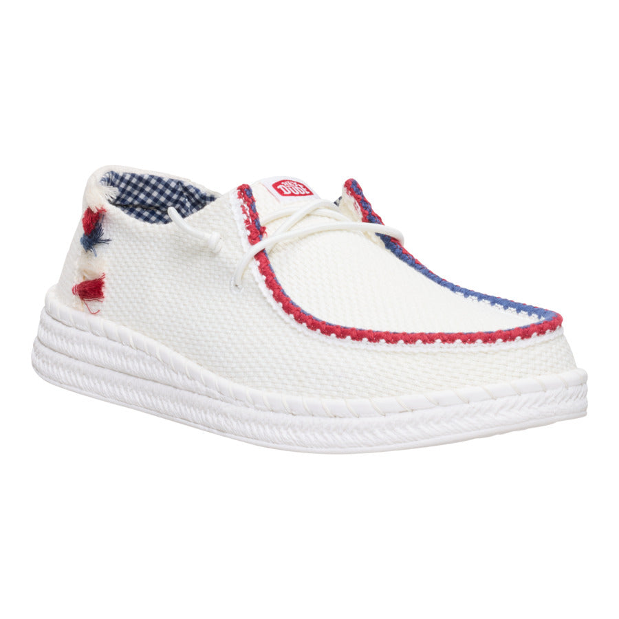 Wendy Espadrille Americana - White