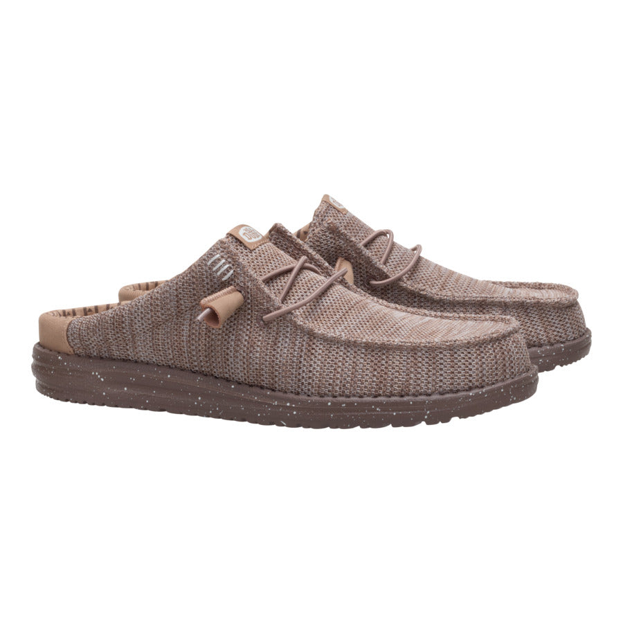 Wally Slip Stretch Sox - Deep Taupe/Chanterelle Tan