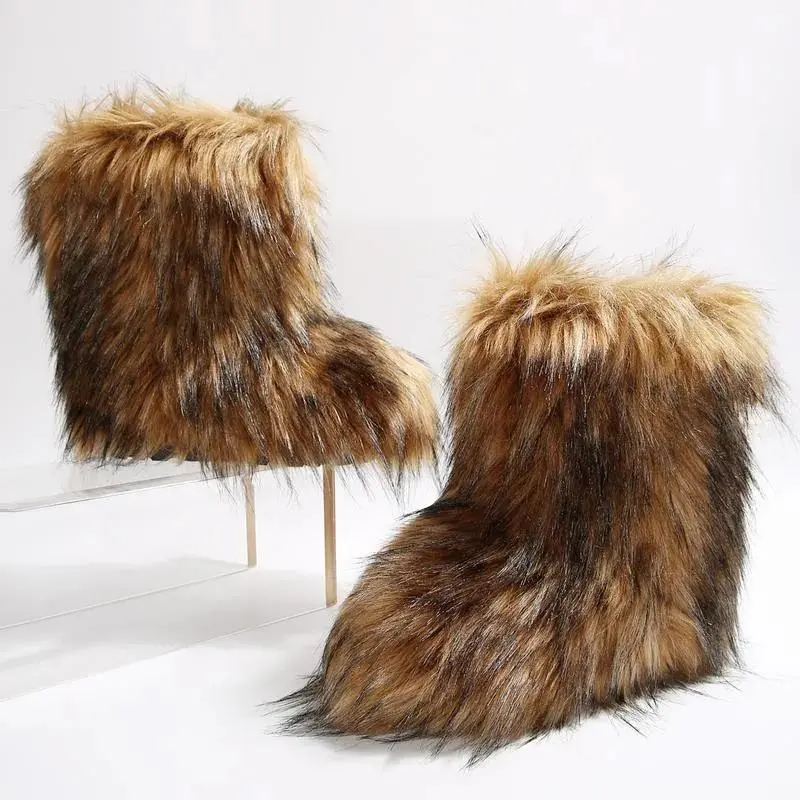 🔥Clearance sale,Limited to Christmas only 🔥Women's Trendy Fur Winter Boots