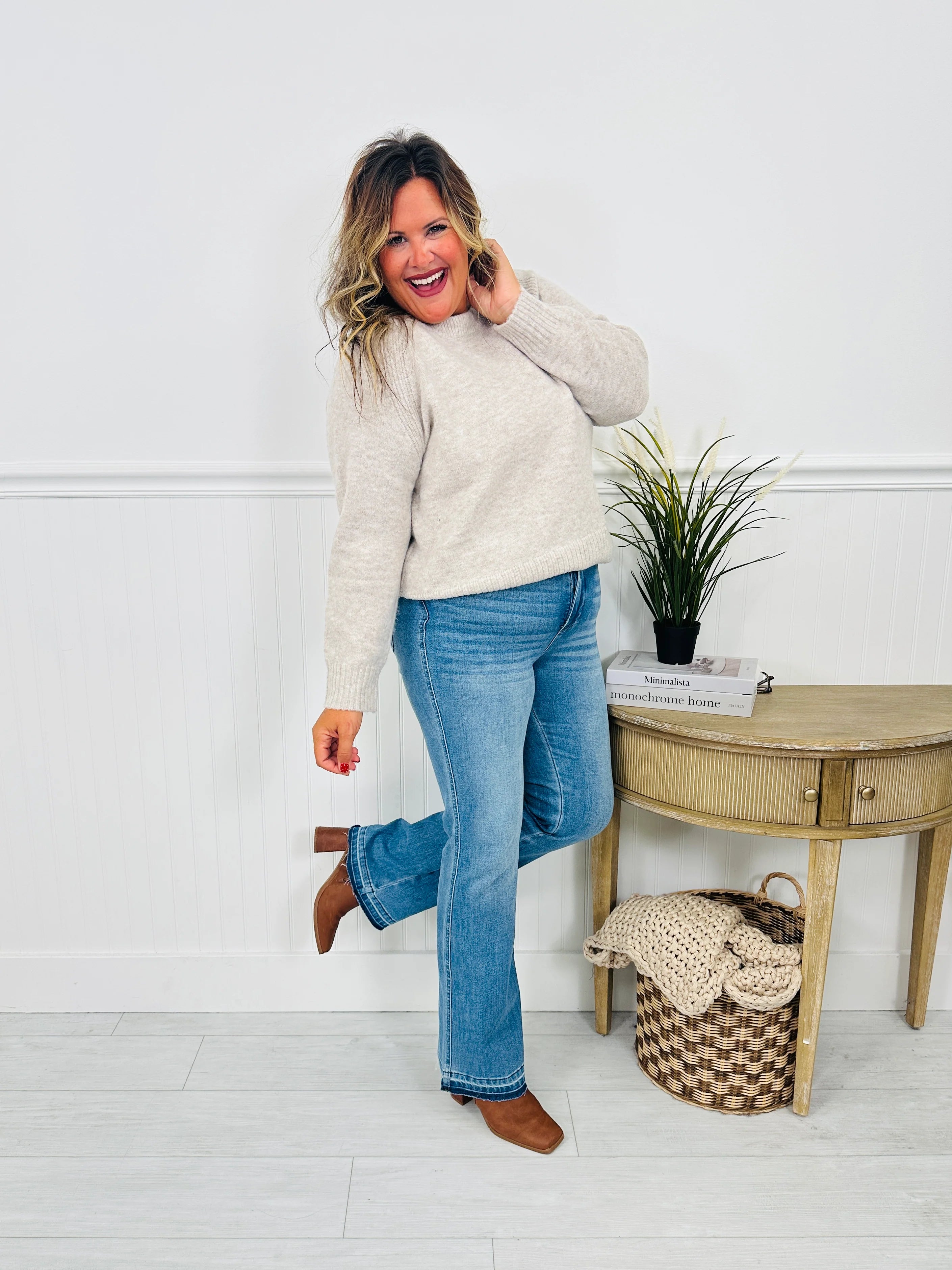 Judy Blue Shift In Seasons Tummy Control Slim Bootcut Jeans