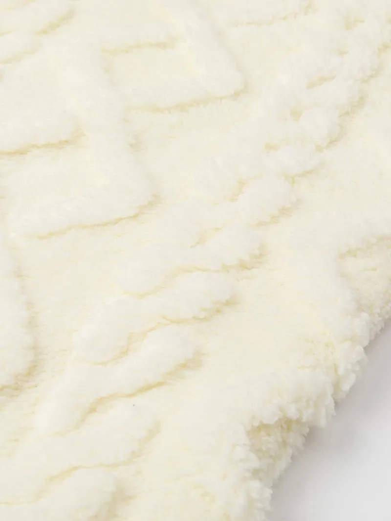 Women's Winter Lined Casual Pants - Jacquard Fabric & Drawstring Waist