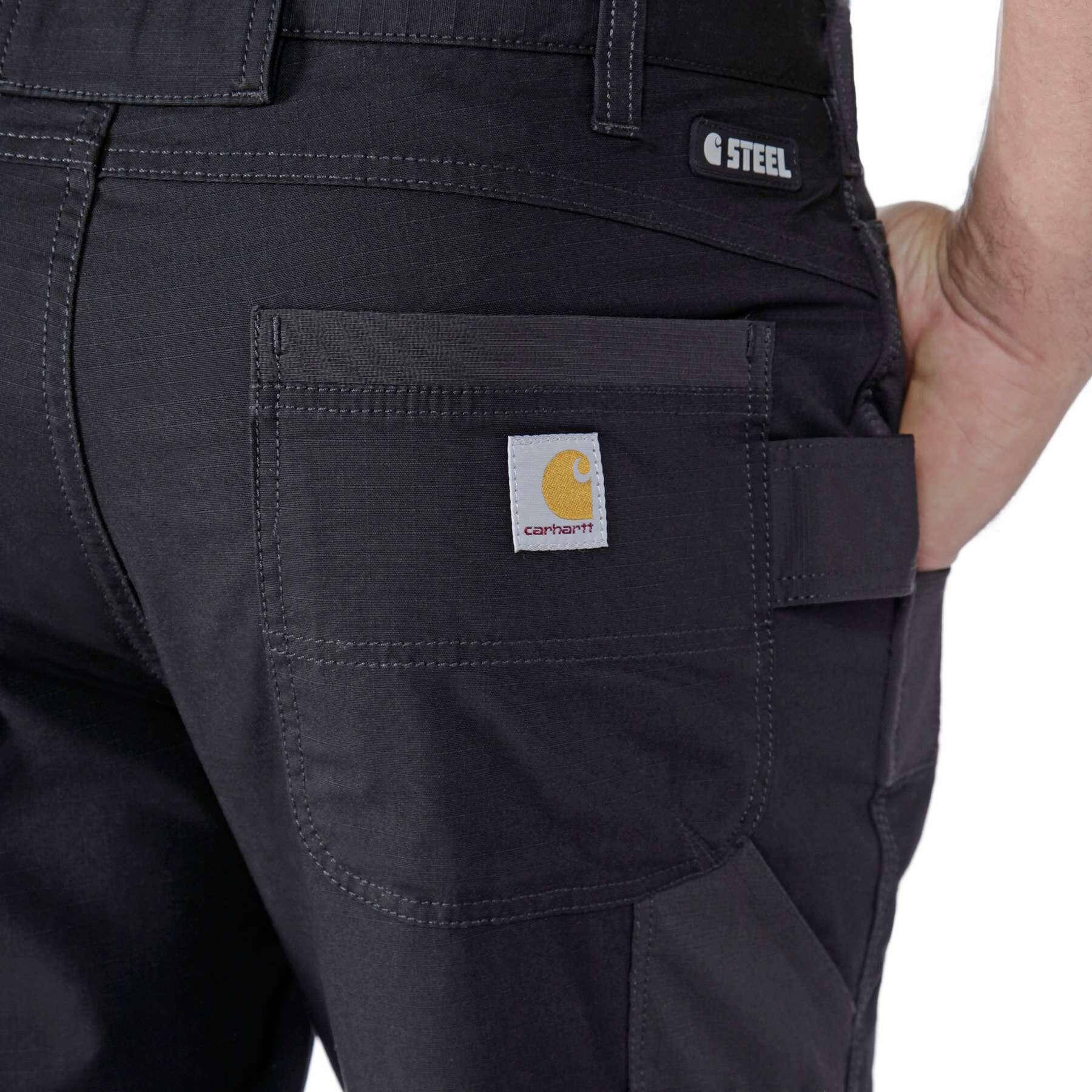CHT Steel Rugged Flex Relaxed Fit Ripstop Double-Front Multi-Pocket Trousers 105074