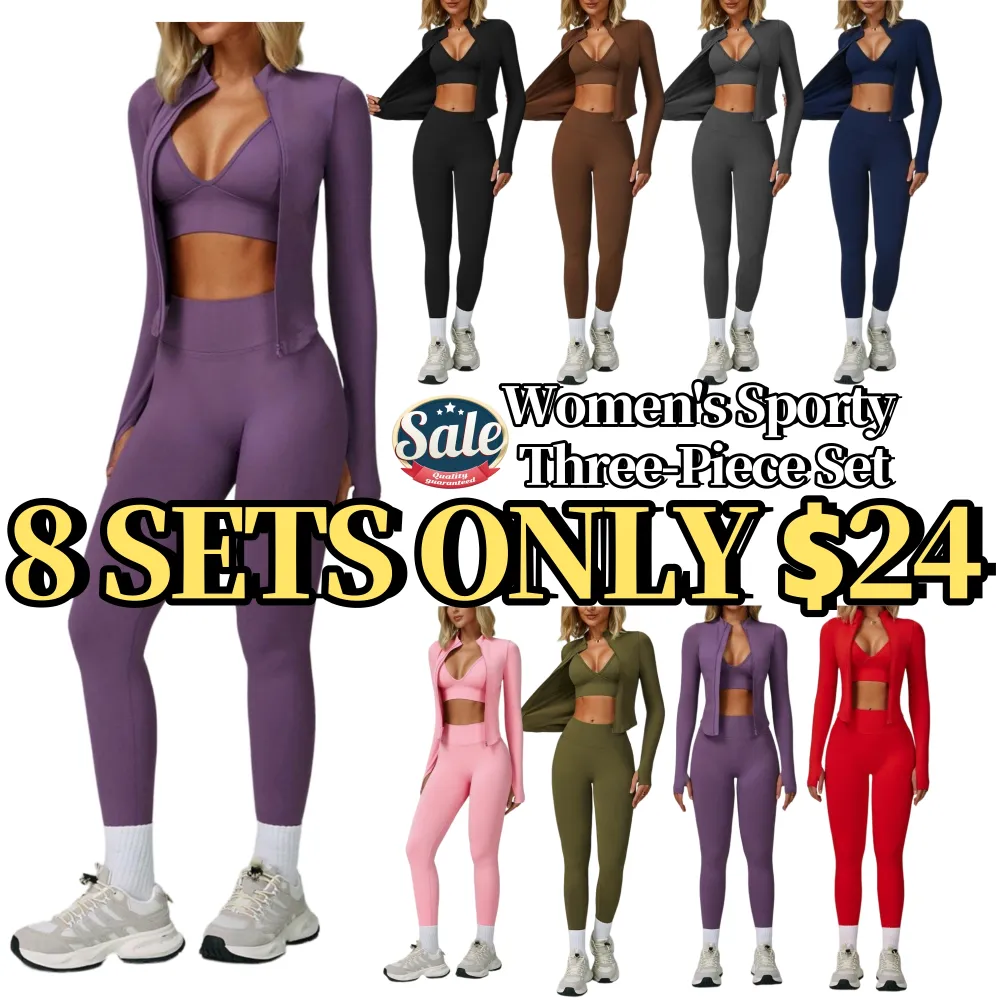 Women's Sporty Three-Piece Set